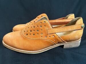 CAT Caterpillar Coastal Women’s 9W Tan Leather D’Orsay Slingback Shoes P308600